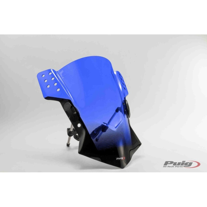 Puig - Pare-brise Rafale 6860 - Suzuki INAZUMA 2013-2017 Couleur Puig:Bleu