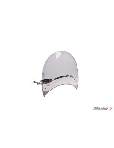 Puig - Pare-brise Roadster  0444 universel - FIXATION AUX BARRES DE FOURCHE 