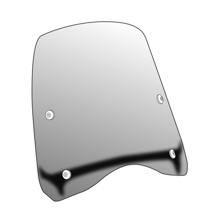 Puig - Pare-brise T.G 5847 - Honda SCOOPY SH300i 2011-2014 Couleur Puig:Transparent