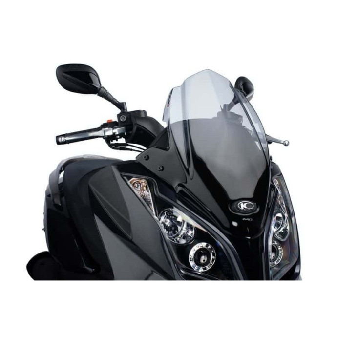 Puig - Pare-brise V-Tech Line Sport 5522 - Kymco Downtown 200 i 2009-2016 Couleur Puig:Fumé Clair