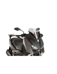 Puig - Pare-brise V-Tech Line Sport 9474 - Yamaha XMAX 300 2017-2019, XMAX 125 et XMAX 400 2018 et + Couleur Puig:Fumé Clair
