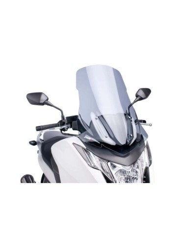 Puig - Pare-brise V-Tech Line Touring  6035 - Honda INTEGRA 700 2012-2013, INTEGRA 750 2014-2019 Couleur Puig:Fumé Clair