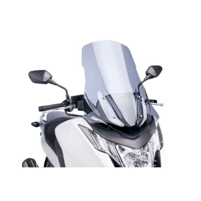 Puig - Pare-brise V-Tech Line Touring  6035 - Honda INTEGRA 700 2012-2013, INTEGRA 750 2014-2019 Couleur Puig:Fumé Clair
