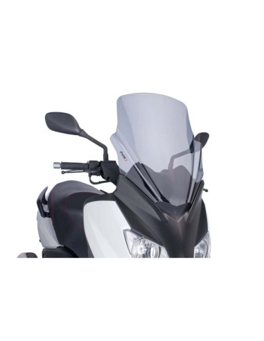Puig - Pare-brise V-Tech Line Touring  6259 - Yamaha XMAX 125 et 250 10-13, MBK Evolis 125 et 250 10-17 Couleur Puig:Fumé Clair
