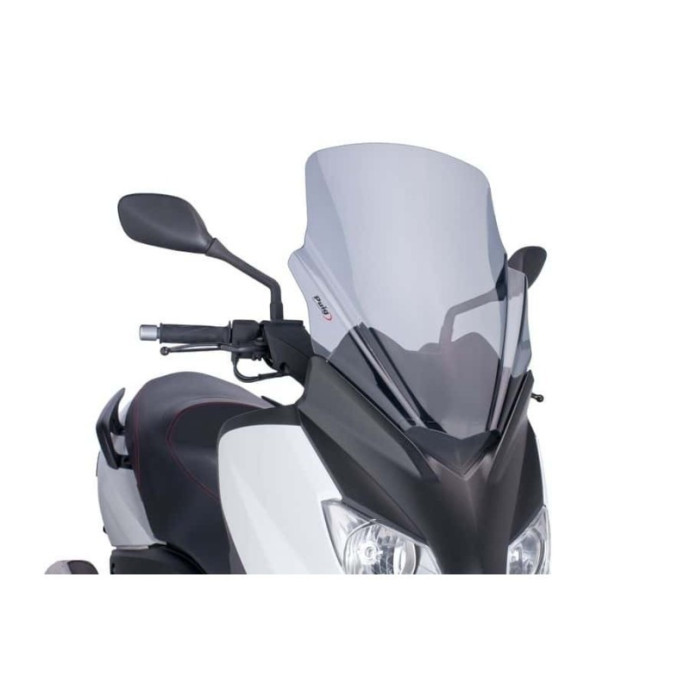 Puig - Pare-brise V-Tech Line Touring  6259 - Yamaha XMAX 125 et 250 10-13, MBK Evolis 125 et 250 10-17 Couleur Puig:Fumé Clair