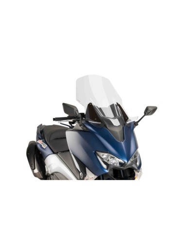 Puig - Pare-brise V-Tech Line Touring  9424 - Yamaha TMAX 530 / DX / SX 17-19, TMAX 560 TECH MAX 20 et + Couleur Puig:Fumé Clair