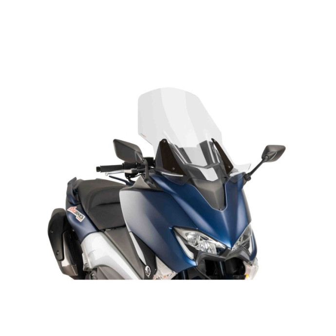 Puig - Pare-brise V-Tech Line Touring  9424 - Yamaha TMAX 530 / DX / SX 17-19, TMAX 560 TECH MAX 20 et + Couleur Puig:Fumé Clair