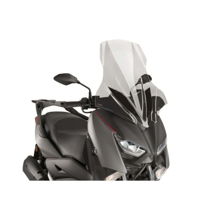 Puig - Pare-brise V-Tech Line Touring  9476 - Yamaha X-MAX 300 2017-2019, X-MAX 125 2018-2019, X-MAX 400 ... Couleur Puig:Fumé C