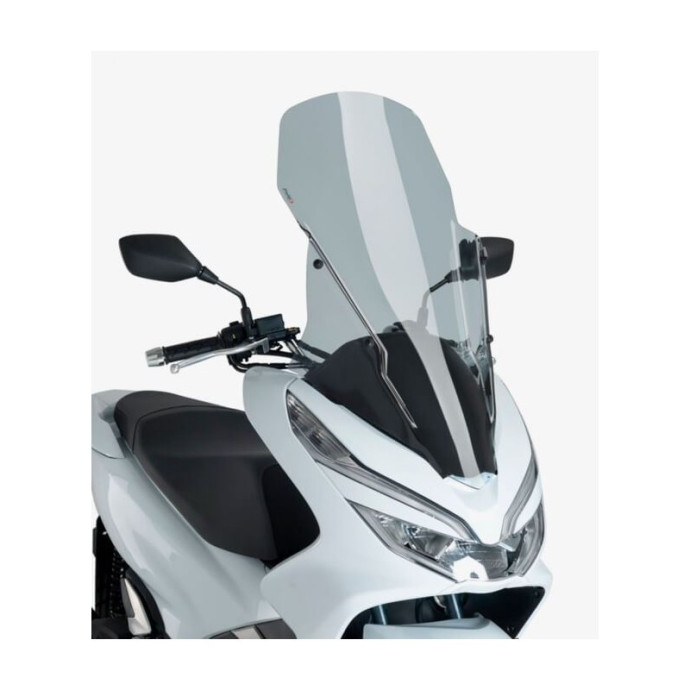 Puig - Pare-brise V-Tech Line Touring  9789 - Honda PCX 125 2018-2019, PCX 150 2018-2019 Couleur Puig:Fumé Clair