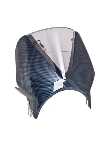 Puig - Pare-brise Vision 1516 Universel(le)(s) Couleur Puig:Apparence Carbone