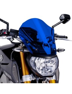 Puig - Saut de vent Naked New Generation Touring 6861 - Yamaha MT-09 2013-2016 Couleur Puig:Bleu