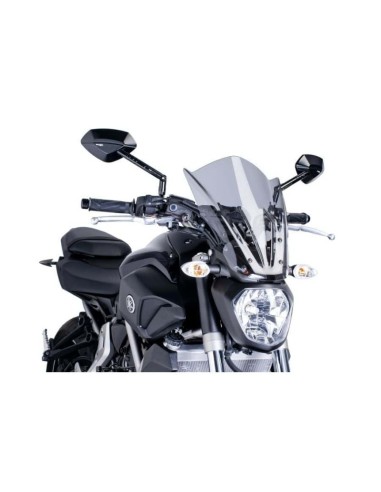 Puig - Saut de vent Naked New Generation Touring 7016 - Yamaha MT-07 2014-2017, FZ-07 2014-2017 Couleur Puig:Fumé Clair