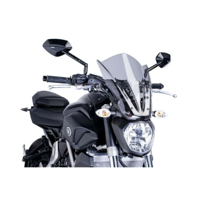 Puig - Saut de vent Naked New Generation Touring 7016 - Yamaha MT-07 2014-2017, FZ-07 2014-2017 Couleur Puig:Fumé Clair