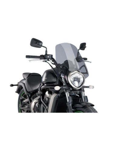 Puig - Saut de vent Naked New Generation Touring 8164 - Kawasaki VULCAN S 2015-2019, VULCAN S CAFE 2017-2019 Couleur Puig:Fumé C