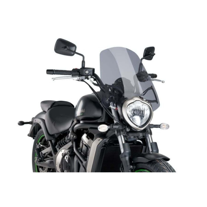 Puig - Saut de vent Naked New Generation Touring 8164 - Kawasaki VULCAN S 2015-2019, VULCAN S CAFE 2017-2019 Couleur Puig:Fumé C
