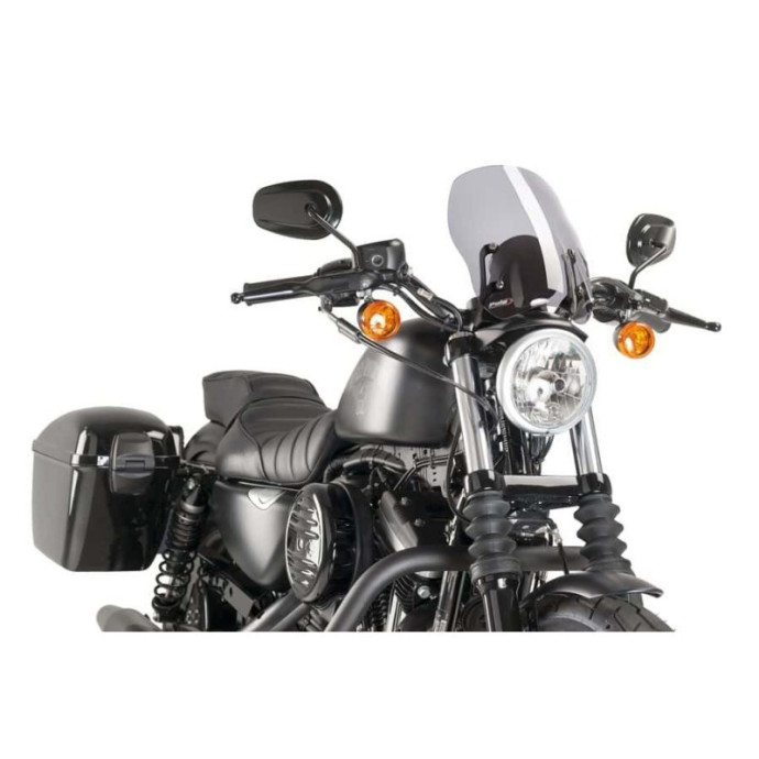 Puig - Saut de vent Naked New Generation Touring 9283 - Harley Davidson Sportster XL883L / N / Iron, et XL1200N / C de 2008 et +