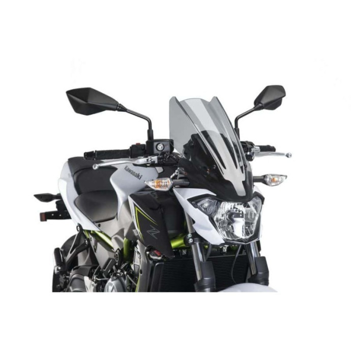 Puig - Saut de vent Naked New Generation Touring 9369 - Kawasaki Z650 2017-2019 Couleur Puig:Fumé Clair
