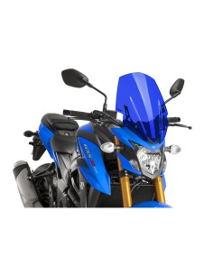 Puig - Saut de vent Naked New Generation Touring 9436 - Suzuki GSX-S750 2017-2020 Couleur Puig:Bleu