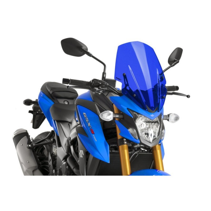 Puig - Saut de vent Naked New Generation Touring 9436 - Suzuki GSX-S750 2017-2020 Couleur Puig:Bleu