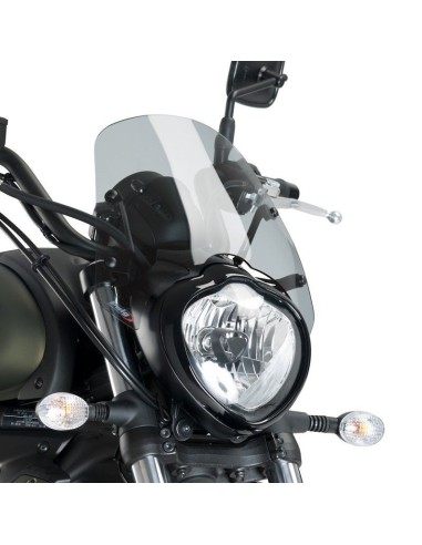 Puig - Saut-vent Naked New Generation Sport 3175 - Kawasaki VULCAN S 2015-2020, VULCAN S CAFE 2017-2019 Couleur Puig:Fumé Clair