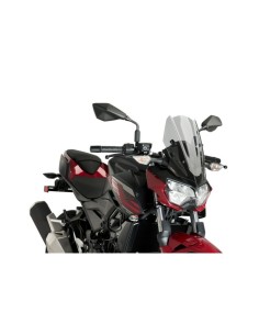 Puig - Saut-vent Naked New Generation Sport 3548 - Kawasaki Z400 2019 Couleur Puig:Fumé Clair