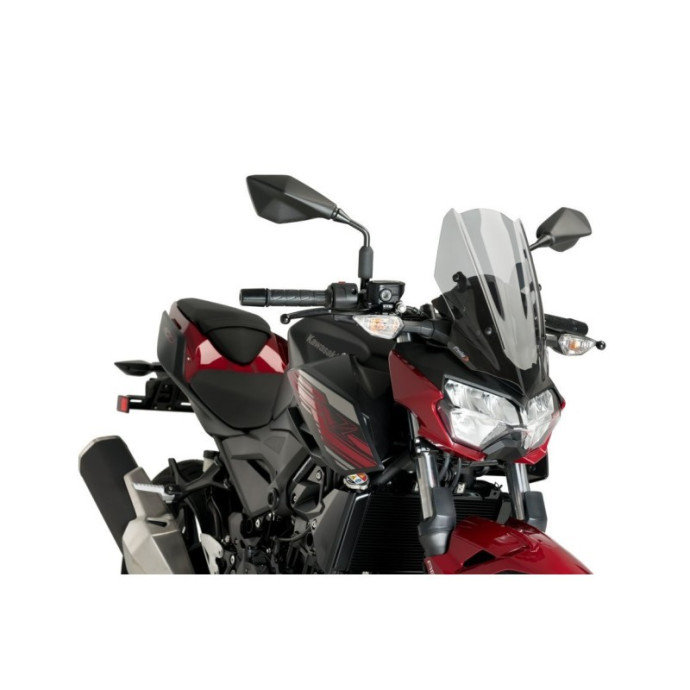 Puig - Saut-vent Naked New Generation Sport 3548 - Kawasaki Z400 2019 Couleur Puig:Fumé Clair