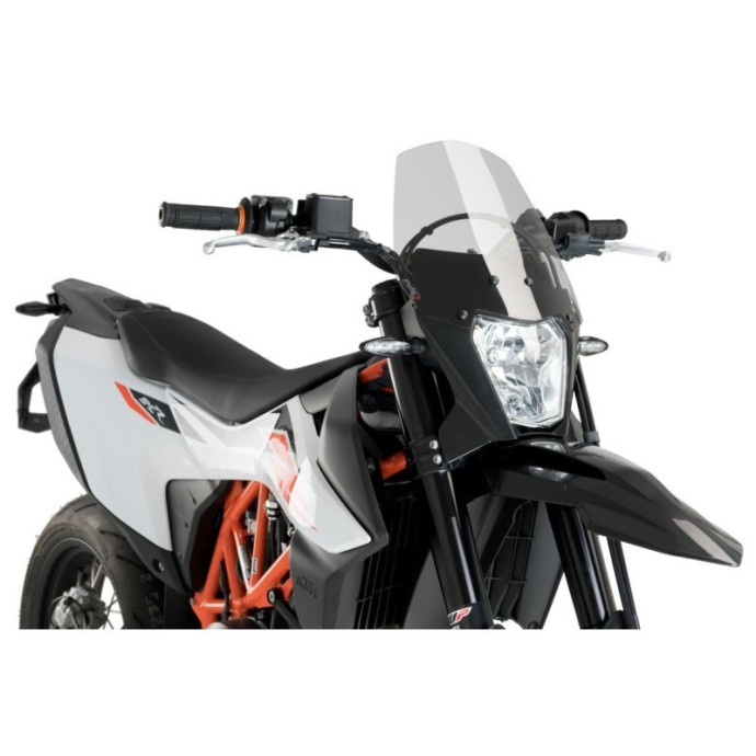 Puig - Saut-vent Naked New Generation Sport 3586 - KTM 690 ENDURO R 2019, 690 SMC R 2019 Couleur Puig:Fumé Clair