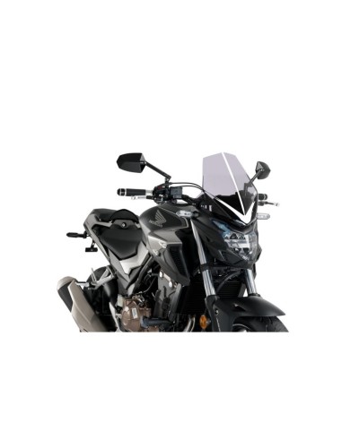 Puig - Saut-vent Naked New Generation Sport 3657 - Honda CB500F 2019 et + Couleur Puig:Fumé Clair