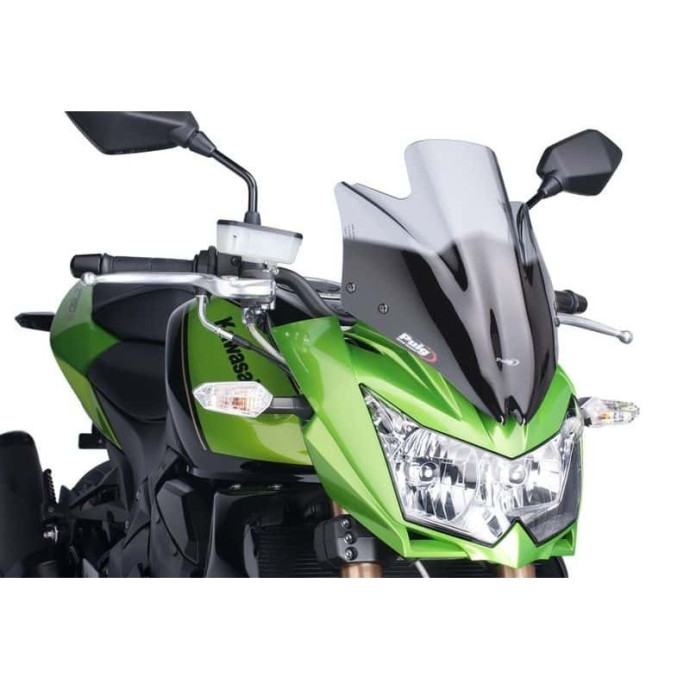Puig - Saut-vent Naked New Generation Sport 4523 - Kawasaki Z750 2007-2012, Z750R 2011-2012 Couleur Puig:Fumé Clair