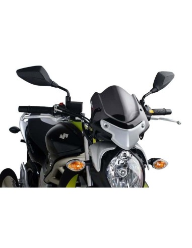 Puig - Saut-vent Naked New Generation Sport 4951 - Suzuki SFV650 GLADIUS 2009-2015 Couleur Puig:Fumé Foncé