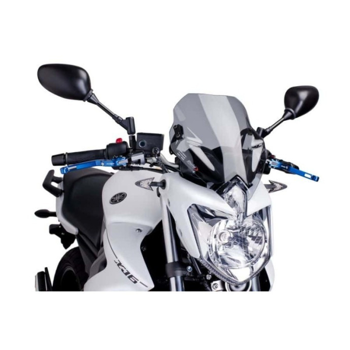 Puig - Saut-vent Naked New Generation Sport 5026 - Yamaha XJ6 2009-2016 Couleur Puig:Fumé Clair