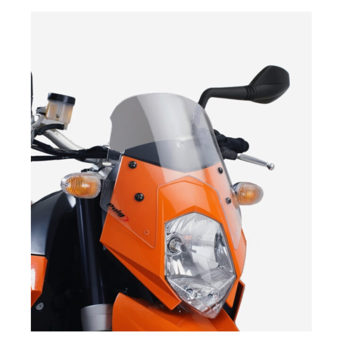 Puig - Saut-vent Naked New Generation Sport 5053 - KTM 950 SUPERENDURO 2006-2009, 950 SUPERMOTO 2005-2007... Couleur Puig:Fumé C