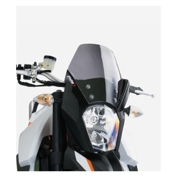 Puig - Saut-vent Naked New Generation Sport 5173 - KTM 990 supermoto/ R 2009-2013 Couleur Puig:Fumé Clair