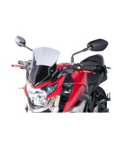 Puig - Saut-vent Naked New Generation Sport 5646 - Suzuki GSR 750 Couleur Puig:Fumé Clair
