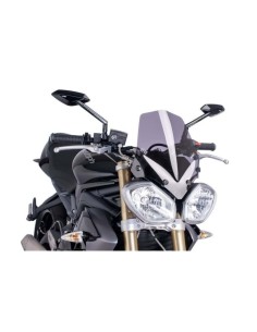 Puig - Saut-vent Naked New Generation Sport 5658 - Triumph Speed Triple /R 1050 2011-2017 Couleur Puig:Fumé Clair