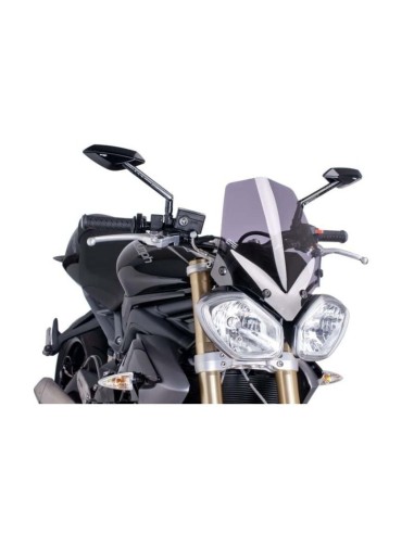 Puig - Saut-vent Naked New Generation Sport 5658 - Triumph Speed Triple /R 1050 2011-2017 Couleur Puig:Fumé Clair