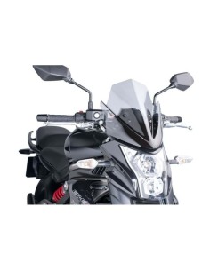 Puig - Saut-vent Naked New Generation Sport 5997 - Kawasaki ER-6N 2012-2016 Couleur Puig:Fumé Clair