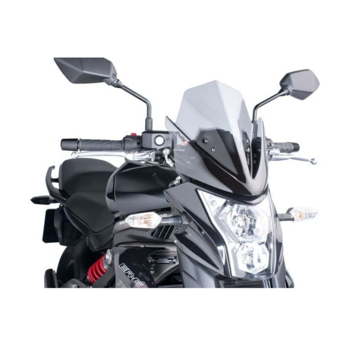 Puig - Saut-vent Naked New Generation Sport 5997 - Kawasaki ER-6N 2012-2016 Couleur Puig:Fumé Clair