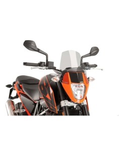 Puig - Saut-vent Naked New Generation Sport 6009 - KTM 690 Duke /R 2012-2017 Couleur Puig:Fumé Clair