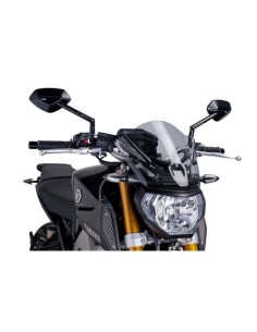 Puig - Saut-vent Naked New Generation Sport 6859 - Yamaha MT-09 2013-2016 Couleur Puig:Fumé Clair