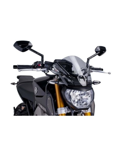 Puig - Saut-vent Naked New Generation Sport 6859 - Yamaha MT-09 2013-2016 Couleur Puig:Fumé Clair