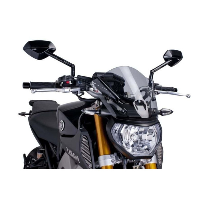 Puig - Saut-vent Naked New Generation Sport 6859 - Yamaha MT-09 2013-2016 Couleur Puig:Fumé Clair