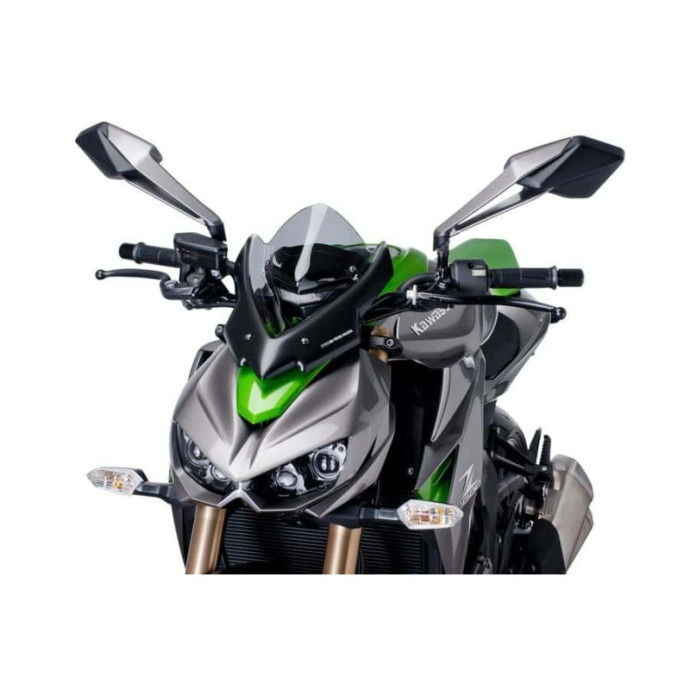 Puig - Saut-vent Naked New Generation Sport 7011 - Kawasaki Z1000 2014-2018, Z1000R 2017-2019 Couleur Puig:Fumé Clair
