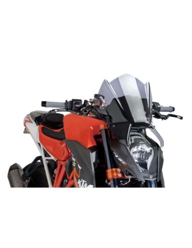 Puig - Saut-vent Naked New Generation Sport 7014 - KTM 1290 SUPERDUKE R 2014-2016 Couleur Puig:Fumé Clair