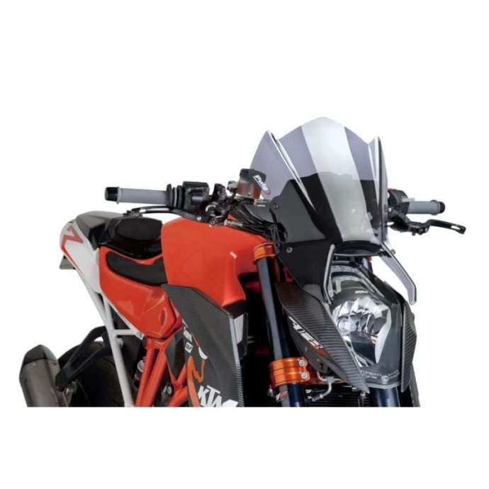 Puig - Saut-vent Naked New Generation Sport 7014 - KTM 1290 SUPERDUKE R 2014-2016 Couleur Puig:Fumé Clair