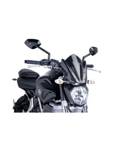 Puig - Saut-vent Naked New Generation Sport 7015 - Yamaha MT-07 2014-2017, FZ-07 2014-2017 Couleur Puig:Apparence Carbone