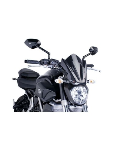 Puig - Saut-vent Naked New Generation Sport 7015 - Yamaha MT-07 2014-2017, FZ-07 2014-2017 Couleur Puig:Apparence Carbone