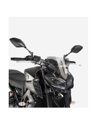 Puig - Saut-vent Naked New Generation Sport 9376 - Yamaha MT-09 2017-2019, MT-09 SP 2018-2019, FZ-09 2013... Couleur Puig:Fumé C