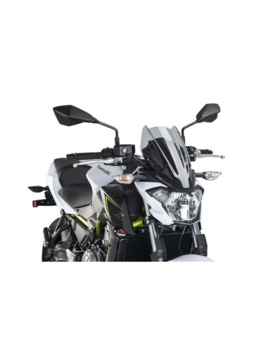 Puig - Saut-vent Naked New Generation Sport 9588 - Kawasaki Z650 2017-2019 Couleur Puig:Fumé Clair