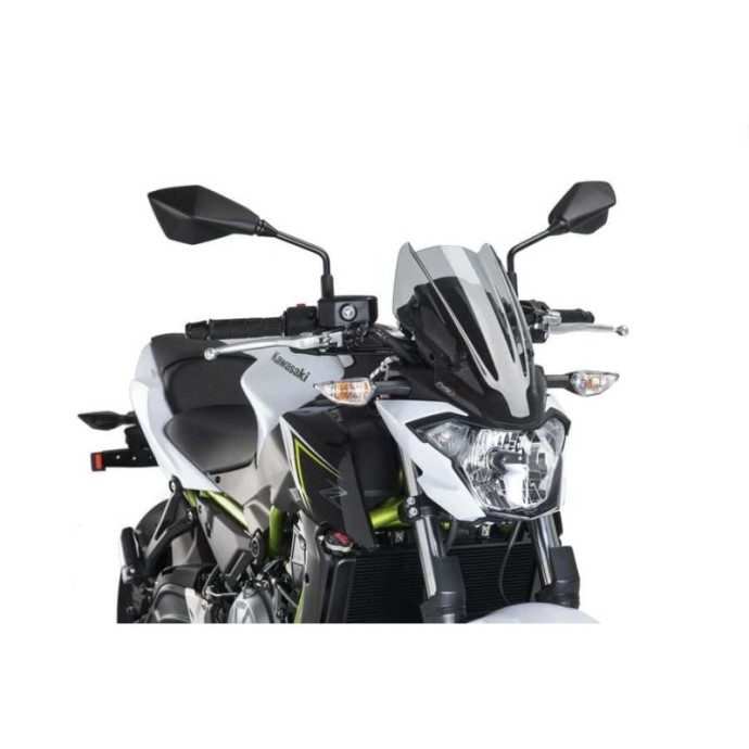 Puig - Saut-vent Naked New Generation Sport 9588 - Kawasaki Z650 2017-2019 Couleur Puig:Fumé Clair